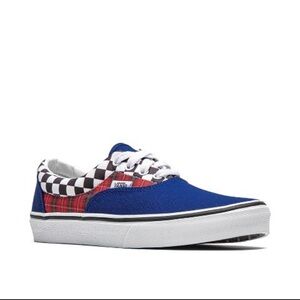 New Vans Big Kids Era Plaid Checkerboard Skater Shoes Sneakers Size 6 No Box